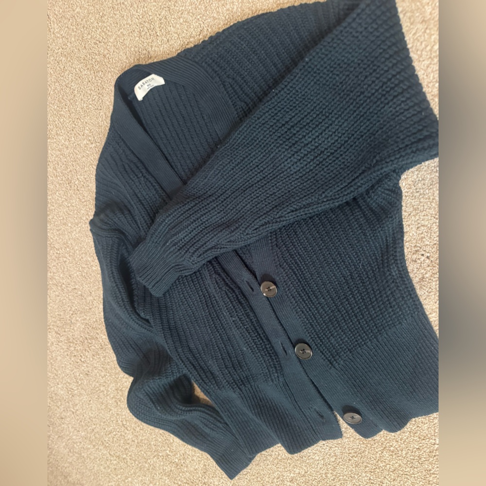 Babaton Canberra Dark Green Knit Cardigan XXS